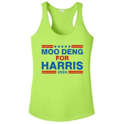 Moo Deng For Harris 2024 Vote For Tim Waltz 2024 Ladies PosiCharge Competitor Racerback Tank