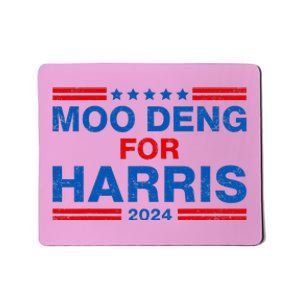 Moo Deng For Harris 2024 Vote For Tim Waltz 2024 Mousepad