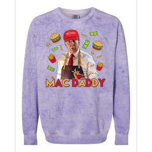 Mac Daddy Funny Mcdon Donald Trump Colorblast Crewneck Sweatshirt