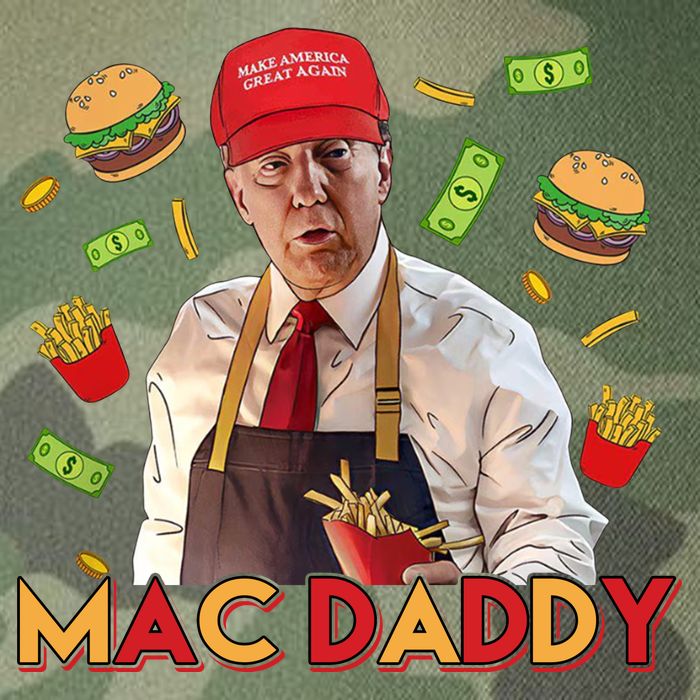 Mac Daddy Funny Mcdon Donald Trump Legacy Tie Dye Trucker Hat
