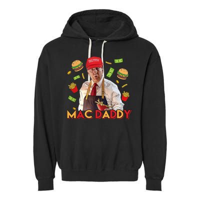 Mac Daddy Funny Mcdon Donald Trump Garment-Dyed Fleece Hoodie