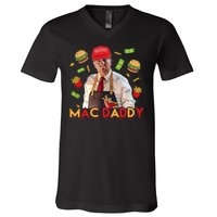 Mac Daddy Funny Mcdon Donald Trump V-Neck T-Shirt