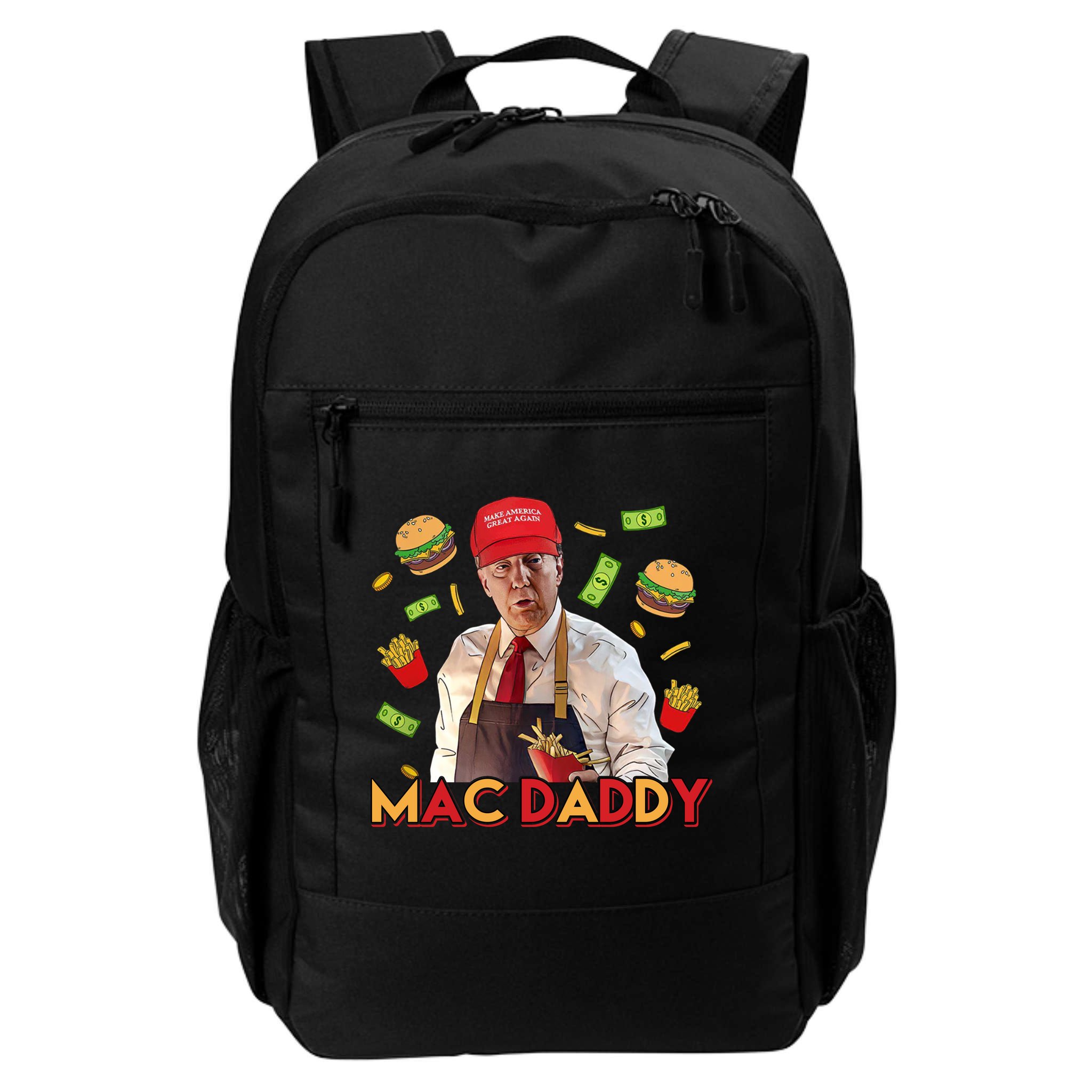 Mac Daddy Funny Mcdon Donald Trump Backpack