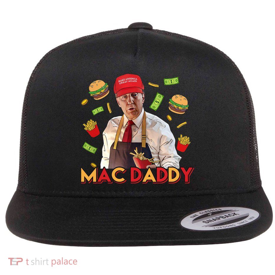 Mac Daddy Funny Mcdon Donald Trump Flatbill Hat