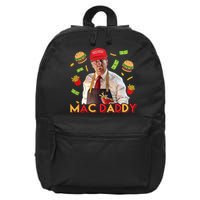 Mac Daddy Funny Mcdon Donald Trump 16 in Basic Backpack