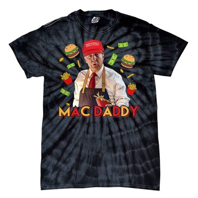 Mac Daddy Funny Mcdon Donald Trump Tie-Dye T-Shirt