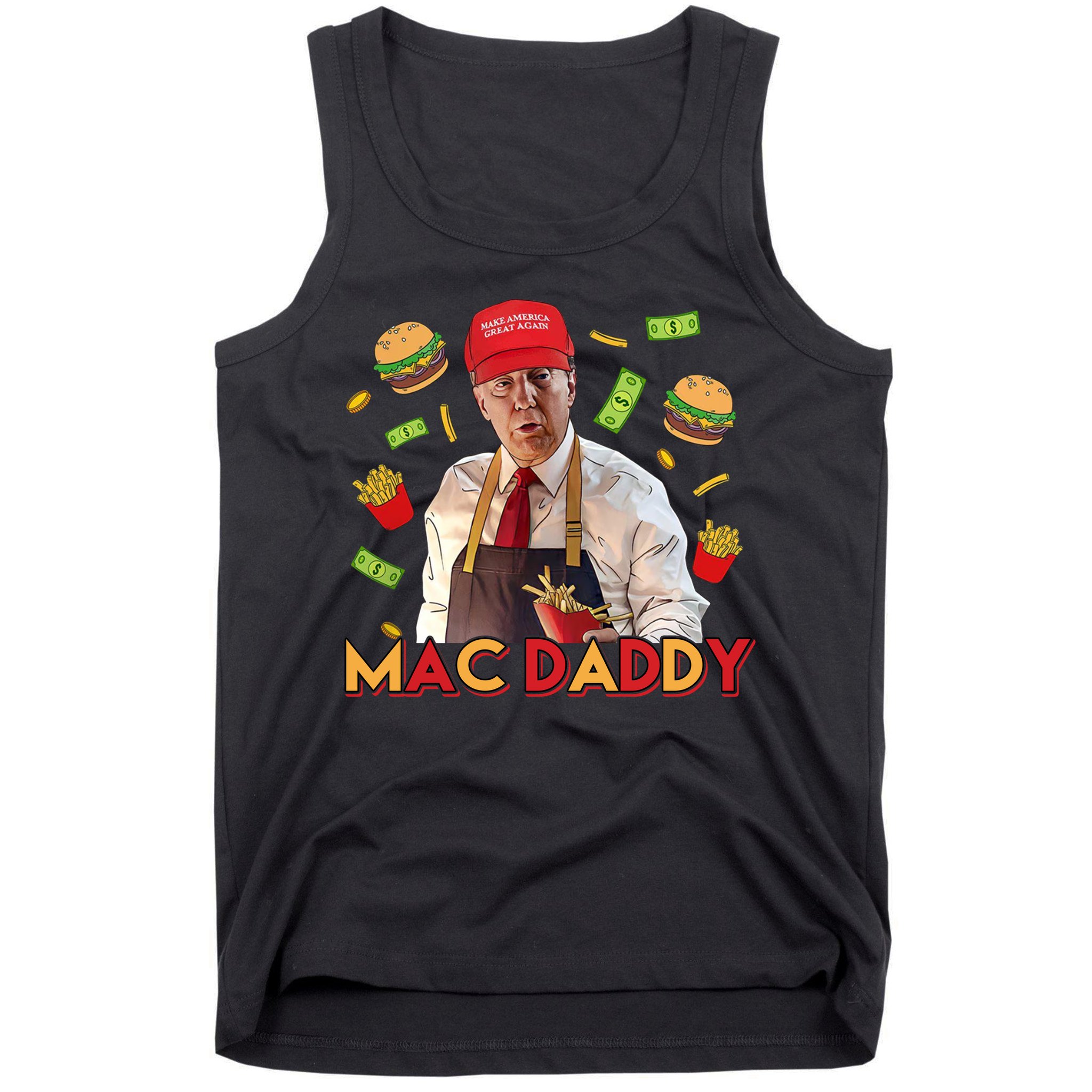 Mac Daddy Funny Mcdon Donald Trump Tank Top