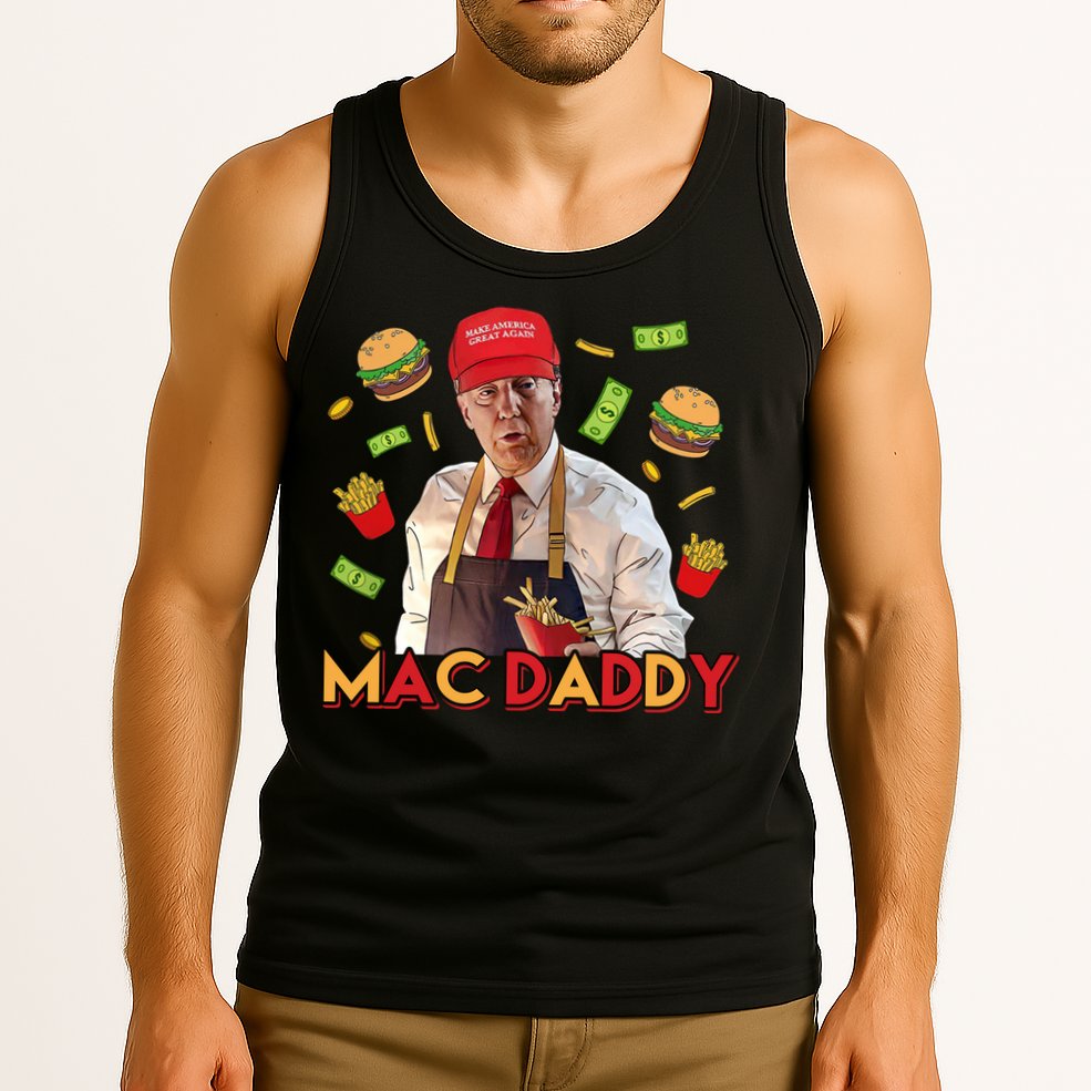 Mac Daddy Funny Mcdon Donald Trump Tank Top