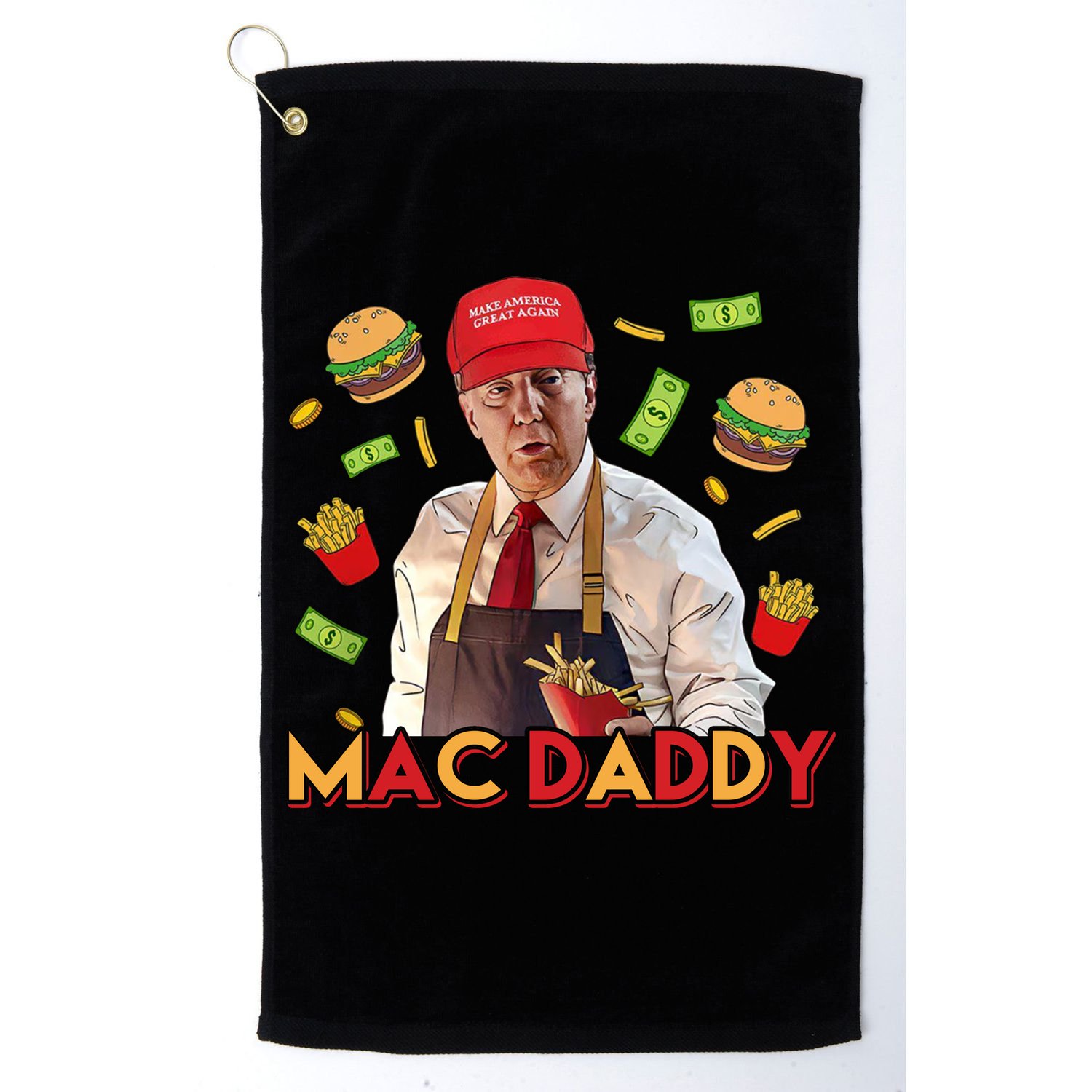 Mac Daddy Funny Mcdon Donald Trump Golf Towel