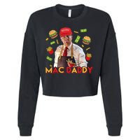 Mac Daddy Funny Mcdon Donald Trump Cropped Pullover Crew