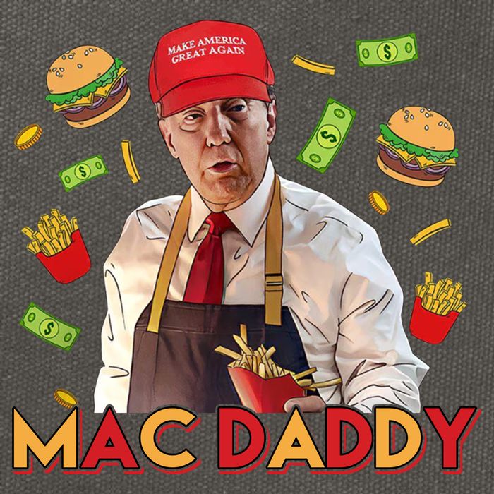 Mac Daddy Funny Mcdon Donald Trump Cotton Canvas Backpack