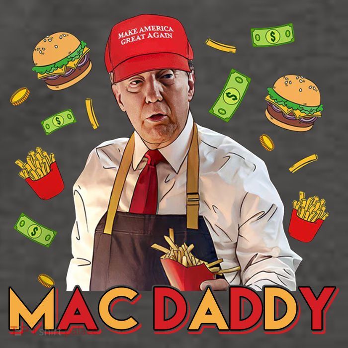 Mac Daddy Funny Mcdon Donald Trump Vector Backpack