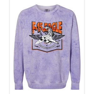 McDonnell Douglas F 15 EAGLE Bomber Colorblast Crewneck Sweatshirt