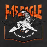 McDonnell Douglas F 15 EAGLE Bomber 7 Panel Mesh Trucker Snapback Hat