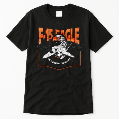 McDonnell Douglas F 15 EAGLE Bomber Tall T-Shirt
