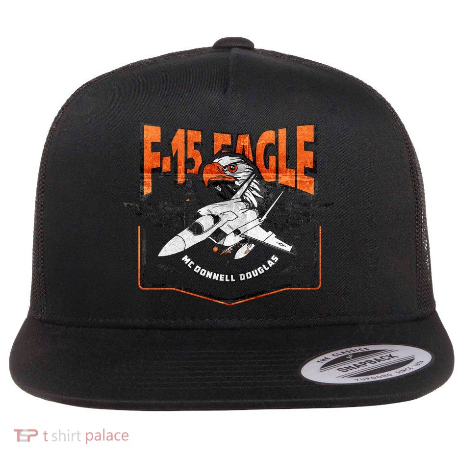 McDonnell Douglas F 15 EAGLE Bomber Flatbill Hat