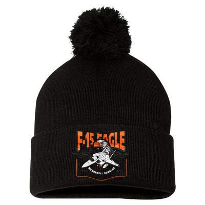 McDonnell Douglas F 15 EAGLE Bomber Pom Pom 12in Knit Beanie