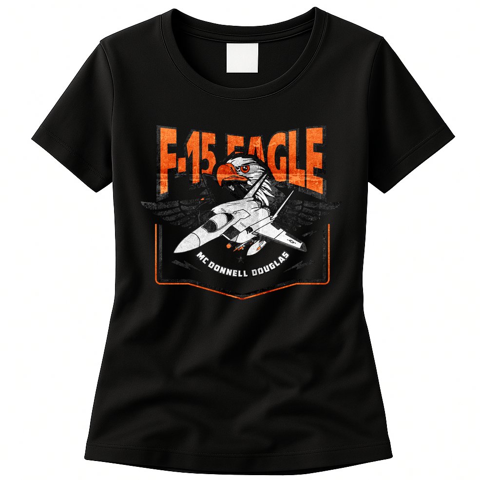 McDonnell Douglas F 15 EAGLE Bomber Womens T-Shirt