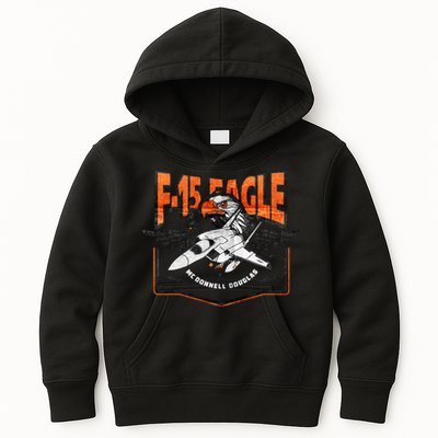 McDonnell Douglas F 15 EAGLE Bomber Kids Hoodie