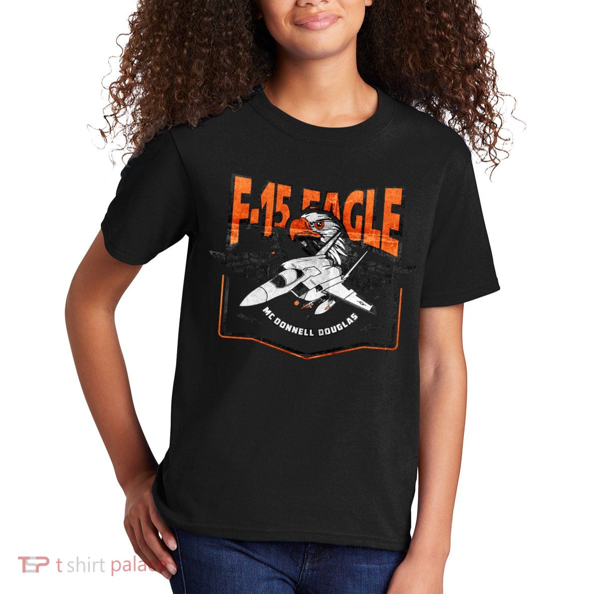 McDonnell Douglas F 15 EAGLE Bomber Kids T-Shirt