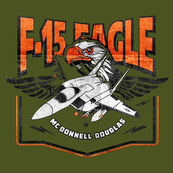 McDonnell Douglas F 15 EAGLE Bomber Long Sleeve Shirt