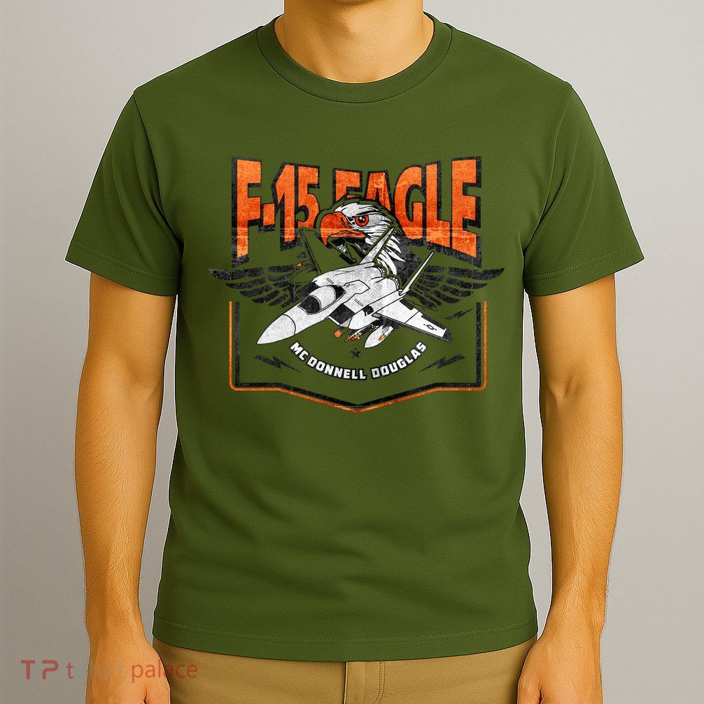 McDonnell Douglas F 15 EAGLE Bomber T-Shirt