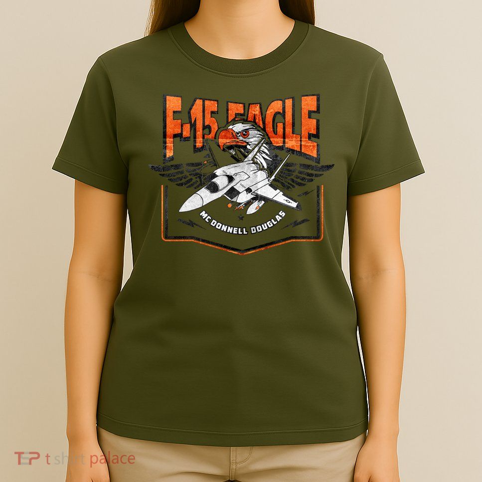 McDonnell Douglas F 15 EAGLE Bomber T-Shirt