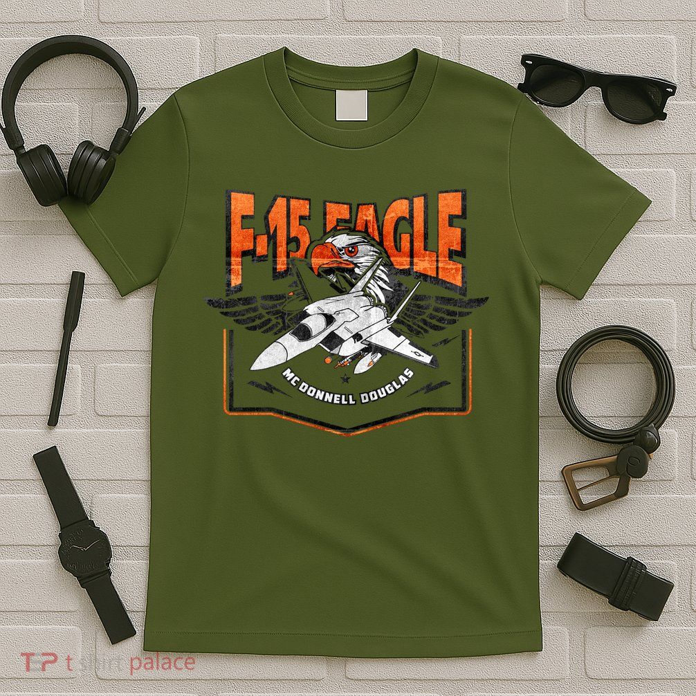 McDonnell Douglas F 15 EAGLE Bomber T-Shirt