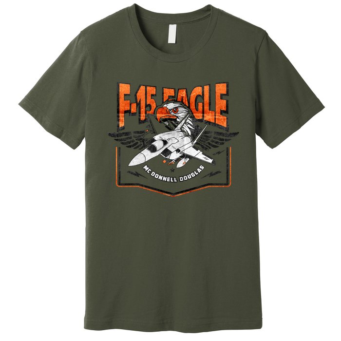 McDonnell Douglas F 15 EAGLE Bomber Premium T-Shirt