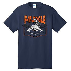 McDonnell Douglas F 15 EAGLE Bomber Tall T-Shirt