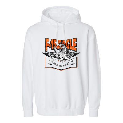 McDonnell Douglas F 15 EAGLE Bomber Garment-Dyed Fleece Hoodie