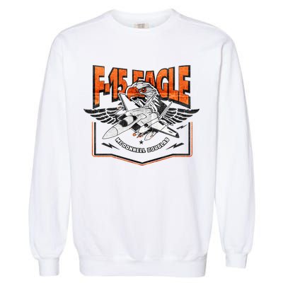 McDonnell Douglas F 15 EAGLE Bomber Garment-Dyed Sweatshirt