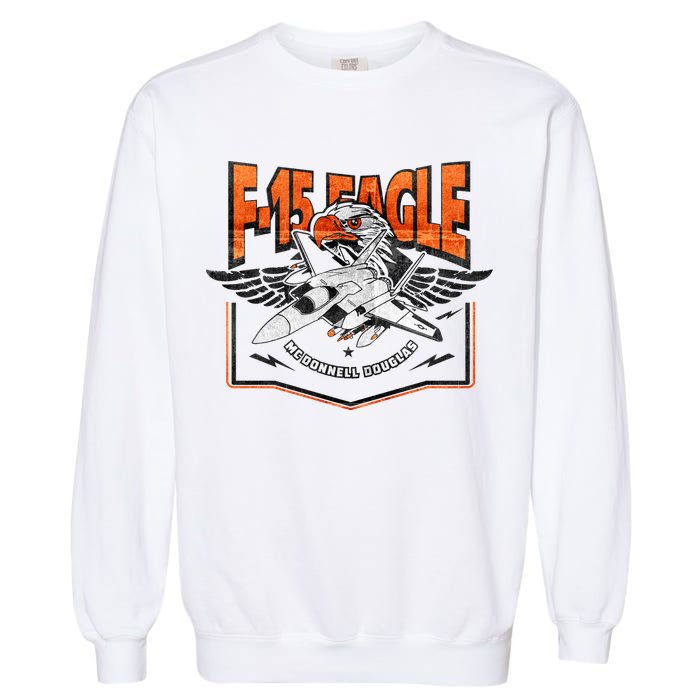 McDonnell Douglas F 15 EAGLE Bomber Garment-Dyed Sweatshirt