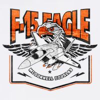 McDonnell Douglas F 15 EAGLE Bomber Garment-Dyed Sweatshirt