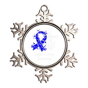 My Daughter’s Fight Is My Fight Colon Cancer Awareness Cute Gift Metallic Star Ornament