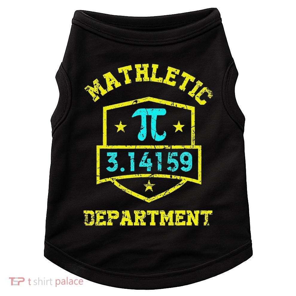 Mathletic Department Funy Math Teacher Student Pi Day Joke Doggie Tank