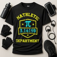 Mathletic Department Funy Math Teacher Student Pi Day Joke Performance Shirt