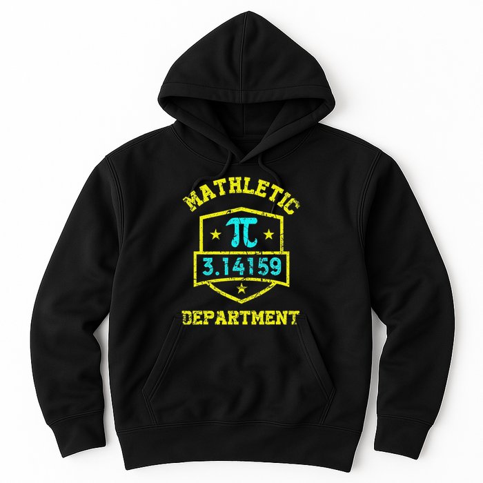 Mathletic Department Funy Math Teacher Student Pi Day Joke Hoodie