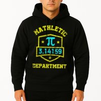 Mathletic Department Funy Math Teacher Student Pi Day Joke Hoodie