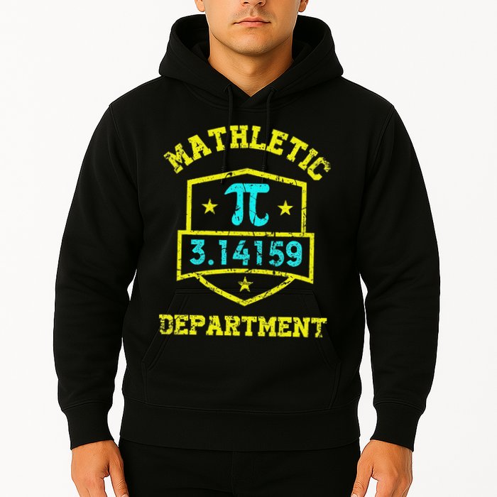 Mathletic Department Funy Math Teacher Student Pi Day Joke Hoodie