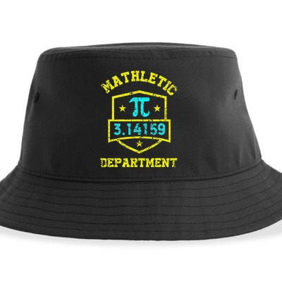 Mathletic Department Funy Math Teacher Student Pi Day Joke Sustainable Bucket Hat