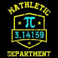Mathletic Department Funy Math Teacher Student Pi Day Joke 7-Panel Snapback Hat