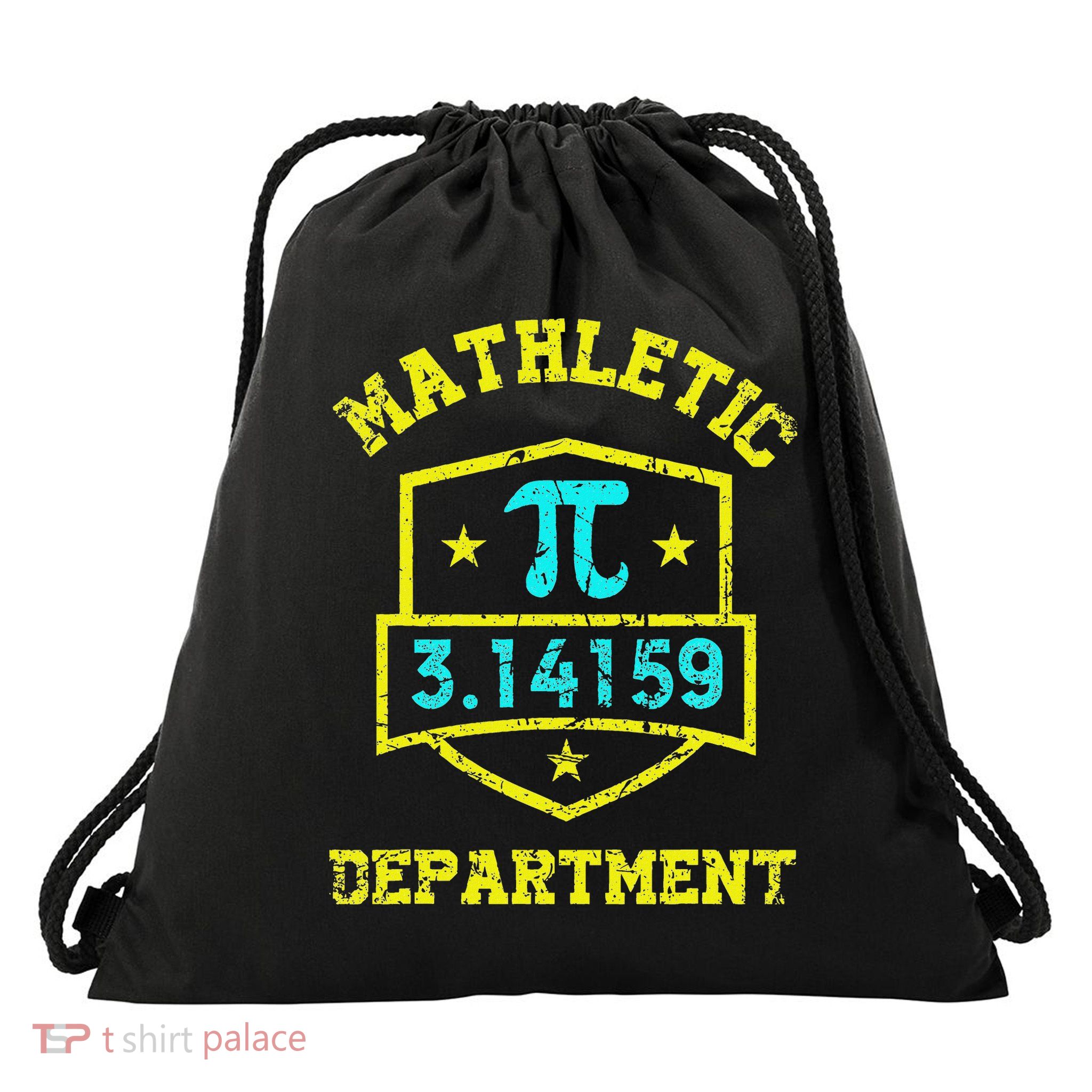 Mathletic Department Funy Math Teacher Student Pi Day Joke Drawstring Bag