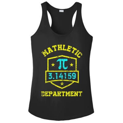 Mathletic Department Funy Math Teacher Student Pi Day Joke Ladies PosiCharge Competitor Racerback Tank