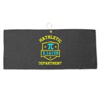 Mathletic Department Funy Math Teacher Student Pi Day Joke Large Microfiber Waffle Golf Towel