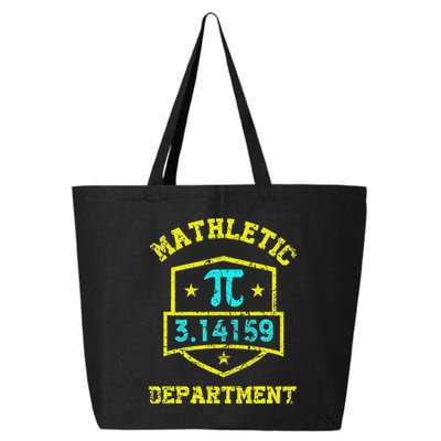 Mathletic Department Funy Math Teacher Student Pi Day Joke 25L Jumbo Tote