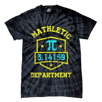 Mathletic Department Funy Math Teacher Student Pi Day Joke Tie-Dye T-Shirt