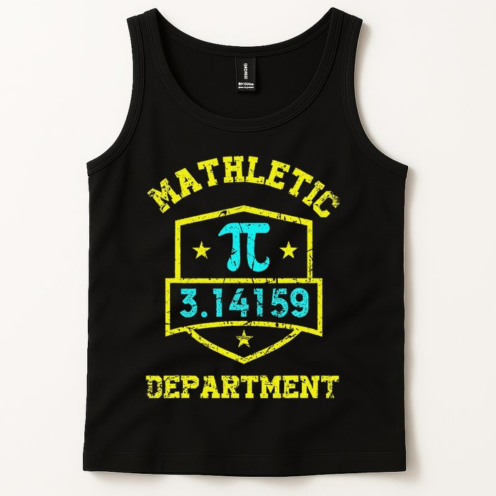 Mathletic Department Funy Math Teacher Student Pi Day Joke Tank Top
