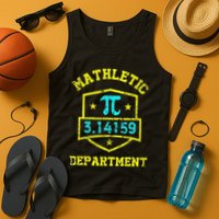 Mathletic Department Funy Math Teacher Student Pi Day Joke Tank Top