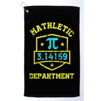 Mathletic Department Funy Math Teacher Student Pi Day Joke Golf Towel